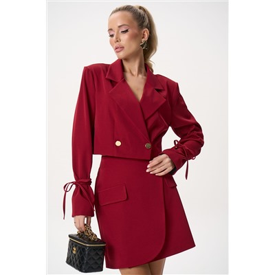 Пиджак Бонни (бордовый)
