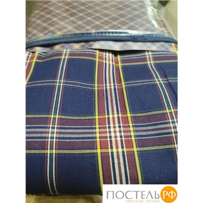 Пододеяльник EDWARD SIGNATURE 100 % хлопок, "тартан" (шотландка) deep blue (синий) 200х220 CASUAL AVENUE / Lappartement