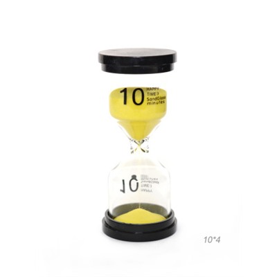 Часы песочные 10 минут / L-100 /уп 120/ микс (Зеленый)
