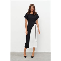 Платье KaVaRi 1134 черно-белый