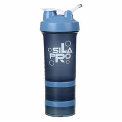 SILAPRO Шейкер спортивный 3 в 1, 500 мл, 26х8см, PC, 4 цвета