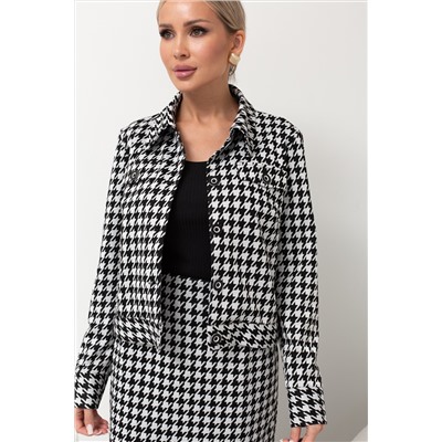 Трикотажный кроп-жакет Юлиана №1