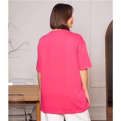 Футболка #КТ8290, фуксия