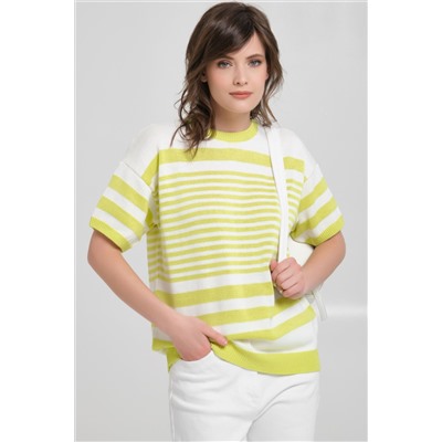 Джемпер вязаный в полоску