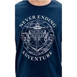 Футболка P611-06-928 d.blue