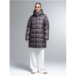 Пуховик женский коричневый