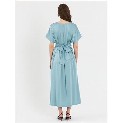 Платье нарядное с широким поясом