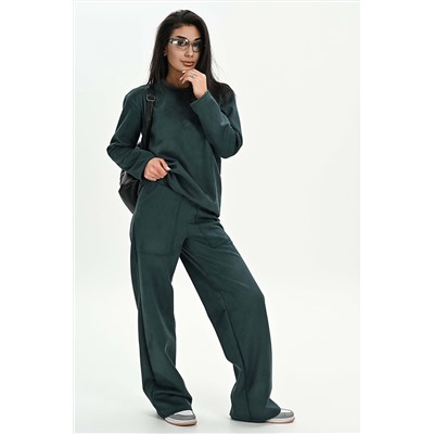 Брюки из мягкой эко замши