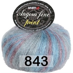 Пряжа Сеам Angora Fine Print