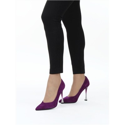 06-A65A-585MD PURPLE Туфли женские (натуральная замша)
