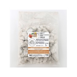 Мраморная крошка «Рецепты Дедушки Никиты», отборная, белая, фр 20-40 мм, 5 кг