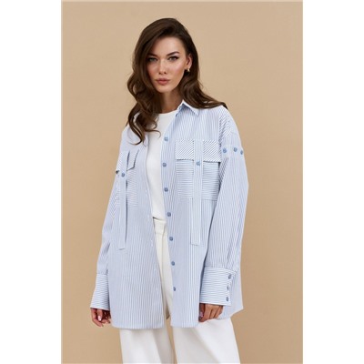DiLiaFashion 0865 полоска, Блуза