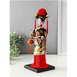 Кукла коллекционная «Китаянка в национальном платье с китайским фонариком», 32×12.5×12.5 см, МИКС