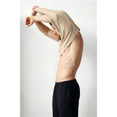 Мужская футболка оверсайз без рукавов Happyfox