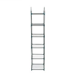 Стеллаж для рассады, 5 полок, 190×40×65 см, металлический каркас d=12 мм, без чехла, Greengo
