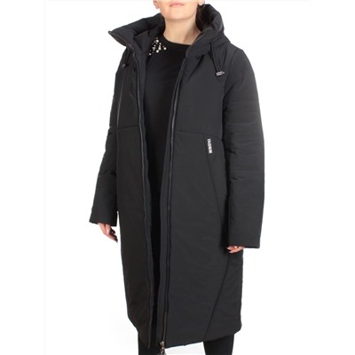 9069 BLACK Пальто зимнее женское CORUSKY  (верблюжья шерсть)