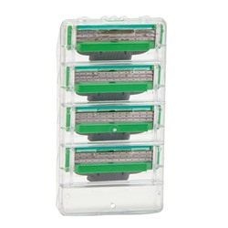 Сменные кассеты Gillette Mach3 зеленые, 8 шт