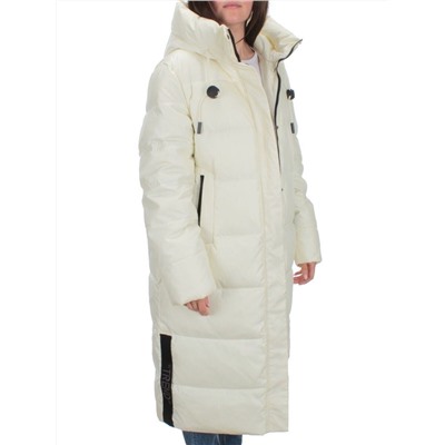 H-2202 WHITE Пальто зимнее женское (200 гр .холлофайбер)