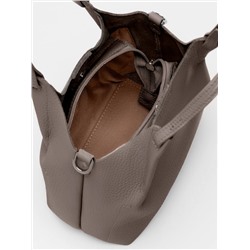 Женская кожаная сумка Richet 3260LN 616 Тауп