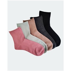 Носки р.35-40 "Без резинки" Комплект - 5 пар