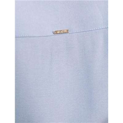 Платье-рубашка с кулиской на талии из плотного лиоцелла