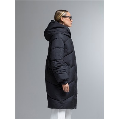 Пуховик женский черный