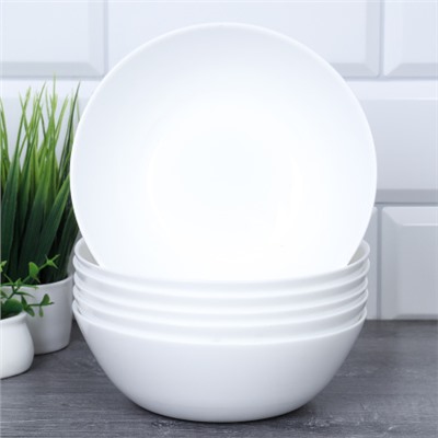 Набор суповых тарелок 6 штук 630 мл Дэй / FLMLTW60 (WHITE) /уп 8/