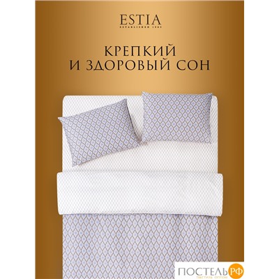 Estia ЭБЕРТ Простыня на резинке 160х200х30, 1 пр, хл.