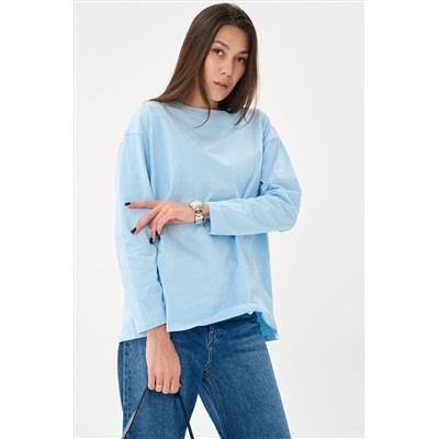 Лонгслив Эшли (голубой)