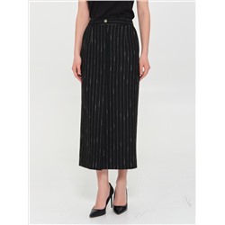 Юбка длинная чёрная в полоску