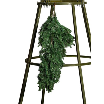 Искусственная ёлка «Праздничная смешанная», каркасная, 400 см, ПВХ ветки отгибаются