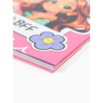 Анкета для девочки А5, 50 листов, твердая обложка «Девочки»