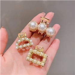 Набор металлических крабиков для волос 3 штуки