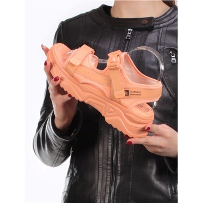 08-PED91-3 ORANGE Босоножки (натуральная кожа, стелька натуральная кожа)