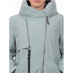 H269 BLUE Пальто зимнее женское (170 гр. холлофайбер)