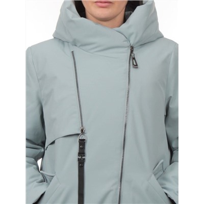 H269 BLUE Пальто зимнее женское (170 гр. холлофайбер)