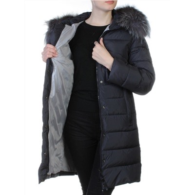 77070-1 Пальто с мехом чернобурки SkinnWille