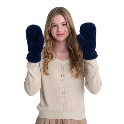 Варежки меховые на резинке ИНДИГО