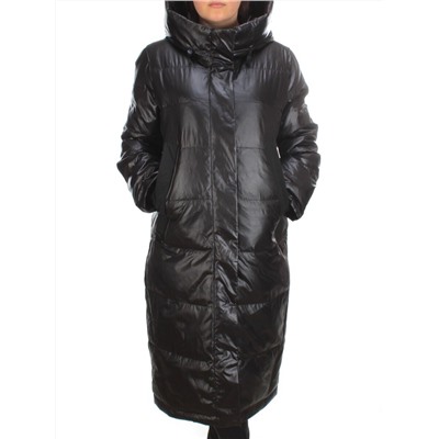 S21010 BLACK Пальто зимнее женское облегченное SNOW CLARITY