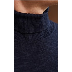 Водолазка P921-15608 navy melange