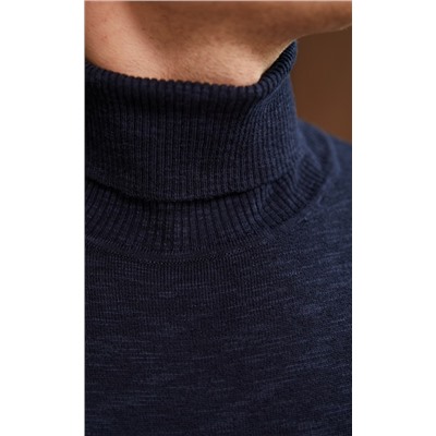 Водолазка P921-15608 navy melange