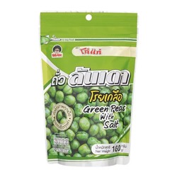 Жареный зелёный горошек с солью Koh Kae Green Peas with Salt 160 гр