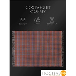 ESTIA ВИЛЬЯМ Плед террак/син/олив 150х200/10х2 см, 1 пр