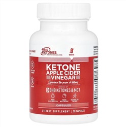 Real Ketones, Кетоновый яблочный уксус, 30 капсул