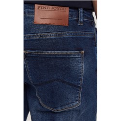 Джинсы мужские зауженные F121-01-77S синие
