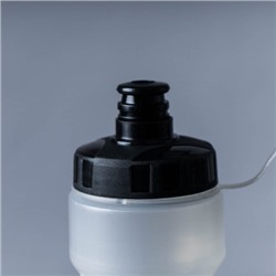 Бутылка для воды  COMIRON "Advance" с пылевой крышкой и одноцветным принтом. Прозрачная. 850 мл. /711619 /FWCPE-28D1Сt / уп 1
