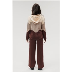 Вязаный костюм трикотажный с брюками "Волна"