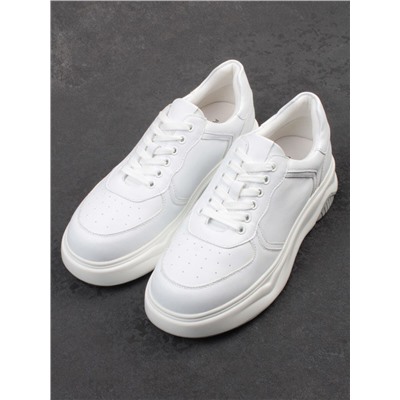 03-3062-2 WHITE Кроссовки женские (натуральная кожа)