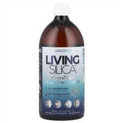 Silicium Laboratories, Orgono Living Silica, усилитель коллагена, 1 л (33,8 жидк. унции)