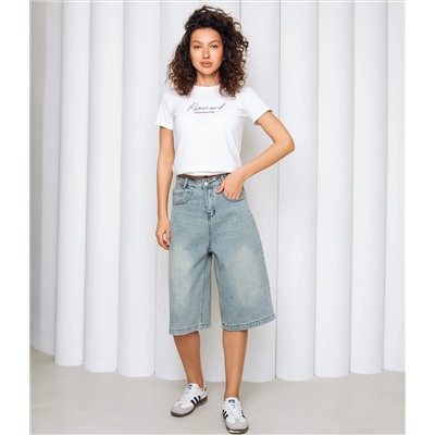 Джинсовые шорты #КТ3256, голубой